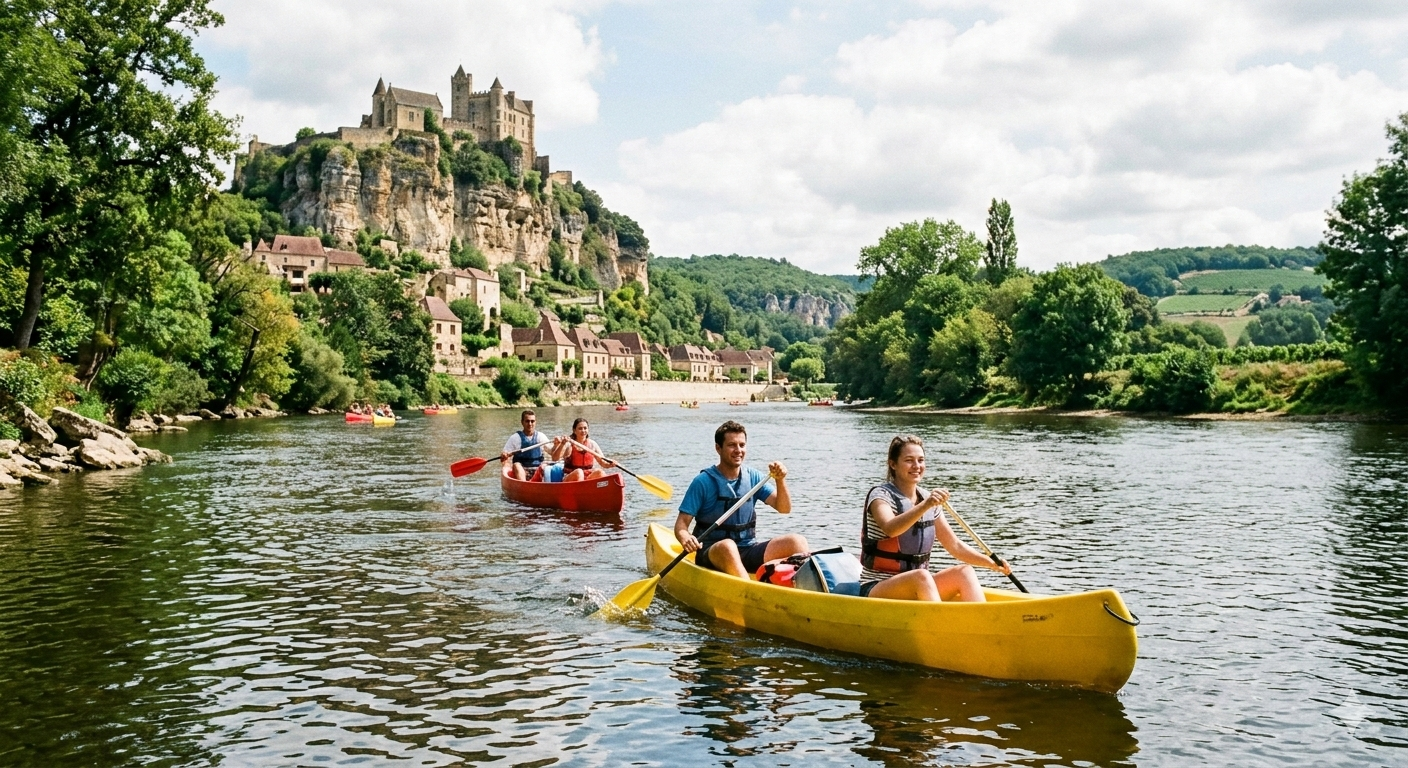 Canoë sur la Dordogne +
