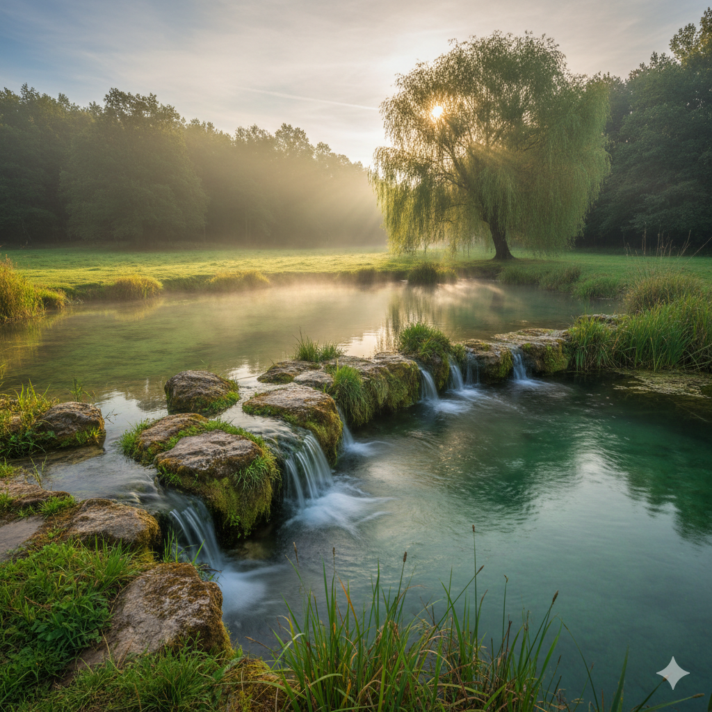Yoga au lever du soleil
